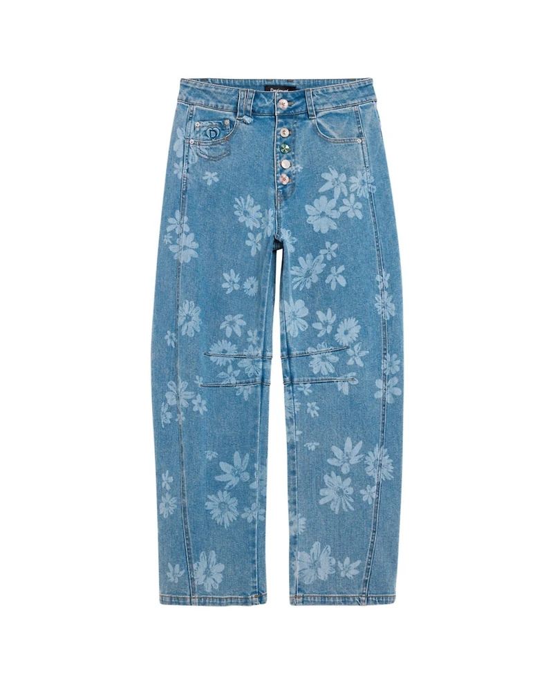 Desigual Women's Floral jeans