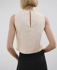 Mango Women's Chain Detail Top