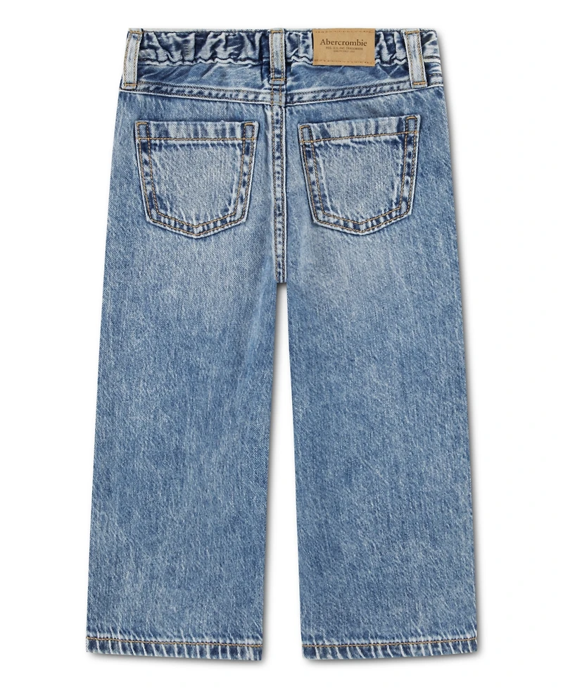 abercrombie kids Baby Girls' Low Rise Hearts Baggy Jeans
