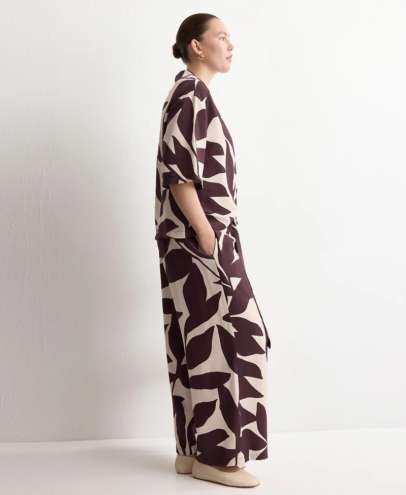 Mango Women's Printed Straight Pants