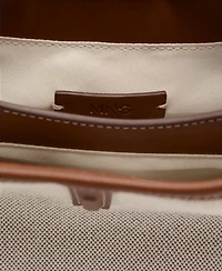 Mango Women's Contrasting Canvas Bucket Bag