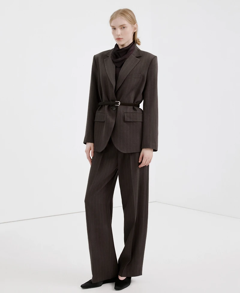 Mango Women's Lyocell Suit Pants