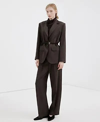 Mango Women's Lyocell Suit Pants