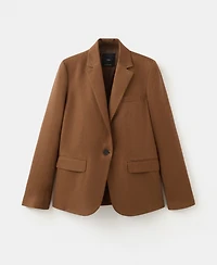 Mango Women's Linen Suit Blazer