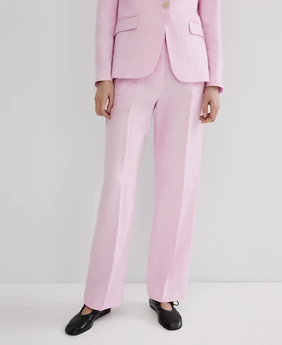 Mango Women's Linen Suit Pants