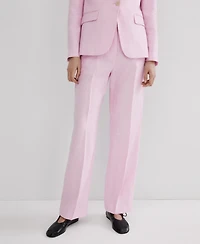 Mango Women's Linen Suit Pants