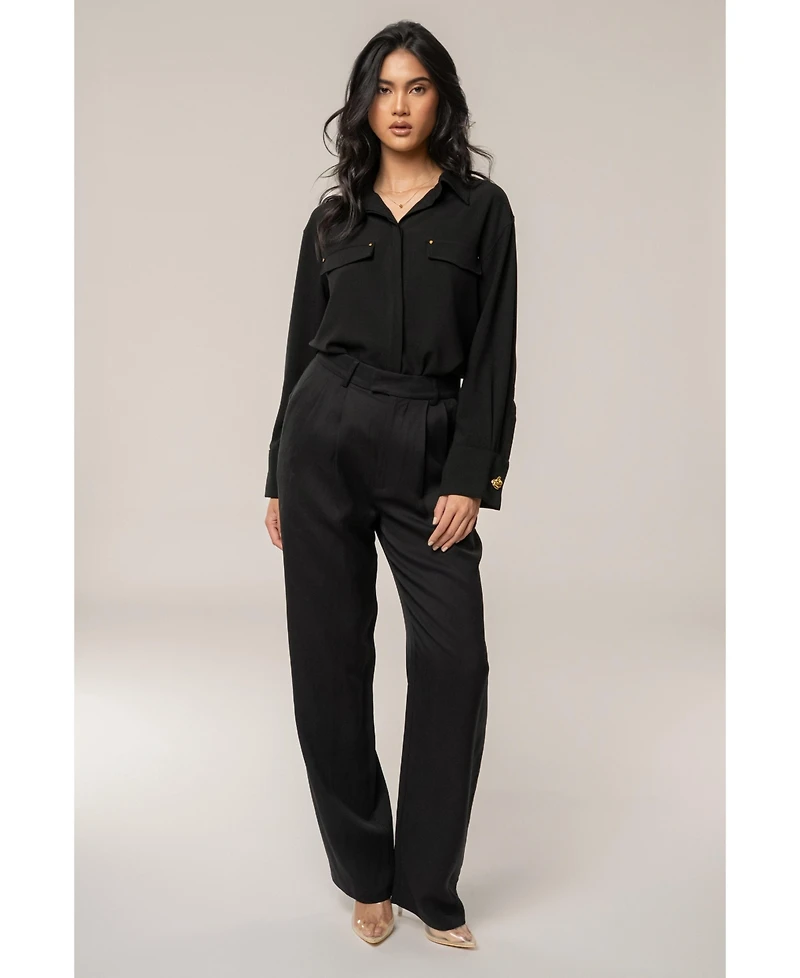 Jluxlabel Women's Axel Pleated Trouser