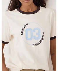 Hush Women's London To Melbourne 03 Graphic T-Shirt