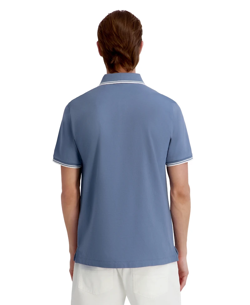 Karl Lagerfeld Paris Men's Short-Sleeve Polo Shirt