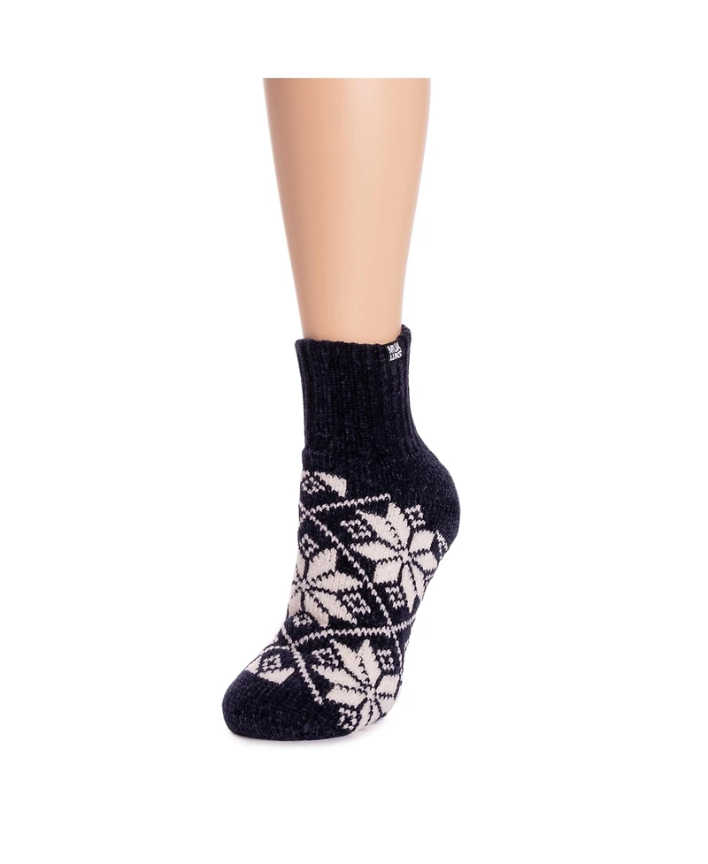 Muk Luks Women's Chenille Sock and Headband Set