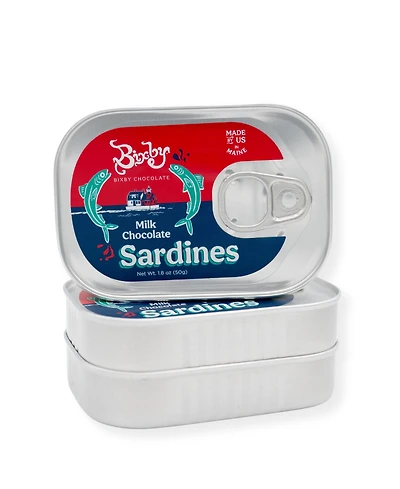 Bixby Chocolates Milk Chocolate Sardines, 3 Pack