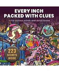 Quokka 1000 Piece Puzzle for Adults with 223 Hidden Secrets & Audio Story – Blush Lotus Kingdom