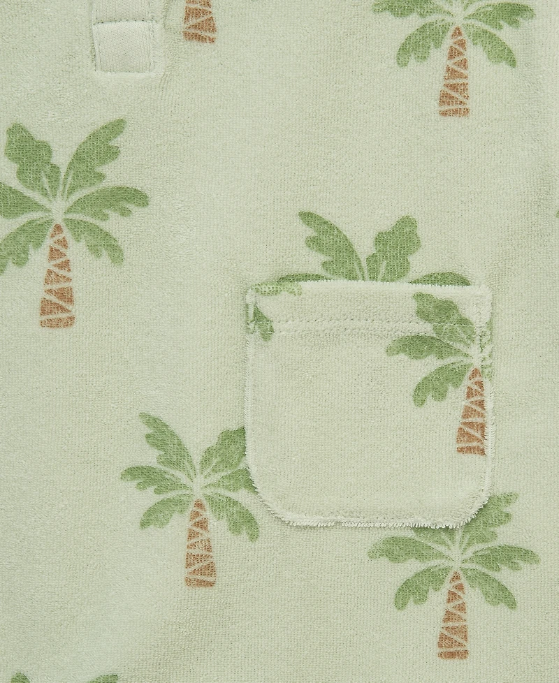 Little Me Baby Boys' Palms Romper with hat