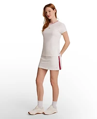 Reebok Women's Short-Sleeve Crewneck Fitted T-Shirt