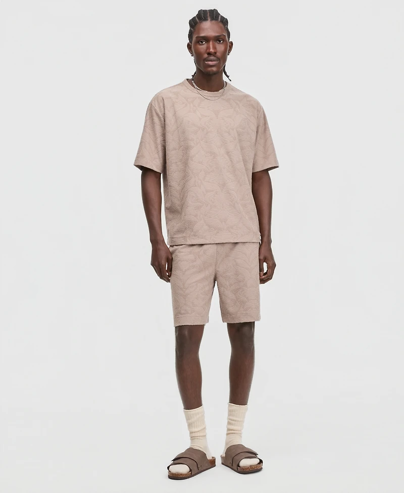 Mode of One Men's Jacquard Terry 7" Shorts, Macy's Exclusive
