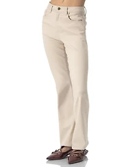 Ivonne Women's Straight One-Button Chinos