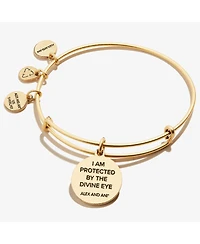 Alex and Ani Evil Eye + Sodalite Charm Bangle