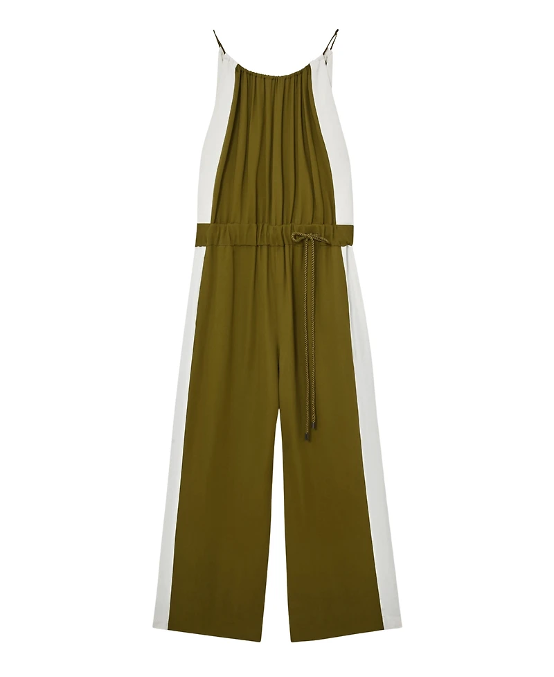 Reiss Women's Inez Colourblock Gathered Wide-Leg Jumpsuit