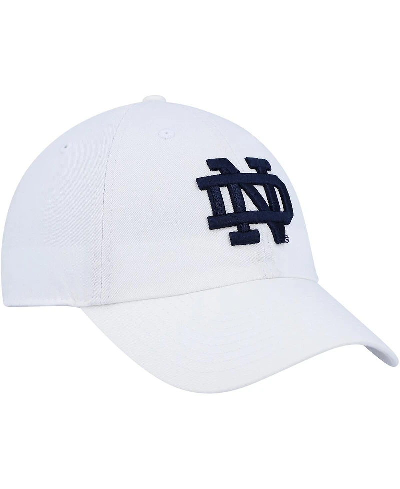 '47 Brand Men's White Notre Dame Fighting Irish Clean Up Adjustable Hat