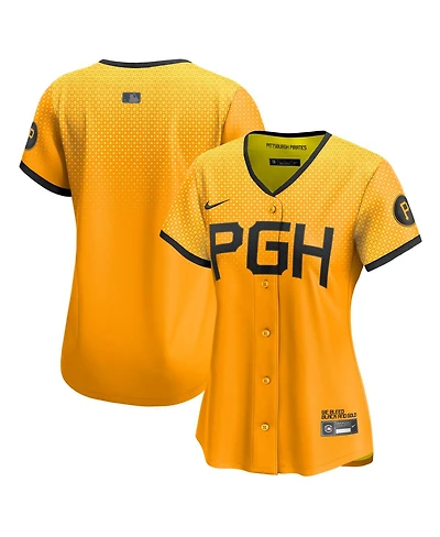 Nike Women's Gold Pittsburgh Pirates City Connect Limited Jersey