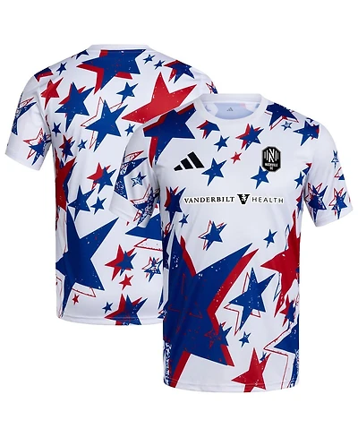 Adidas Men's White Nashville Sc 2026 Americana Pre-Match Jersey