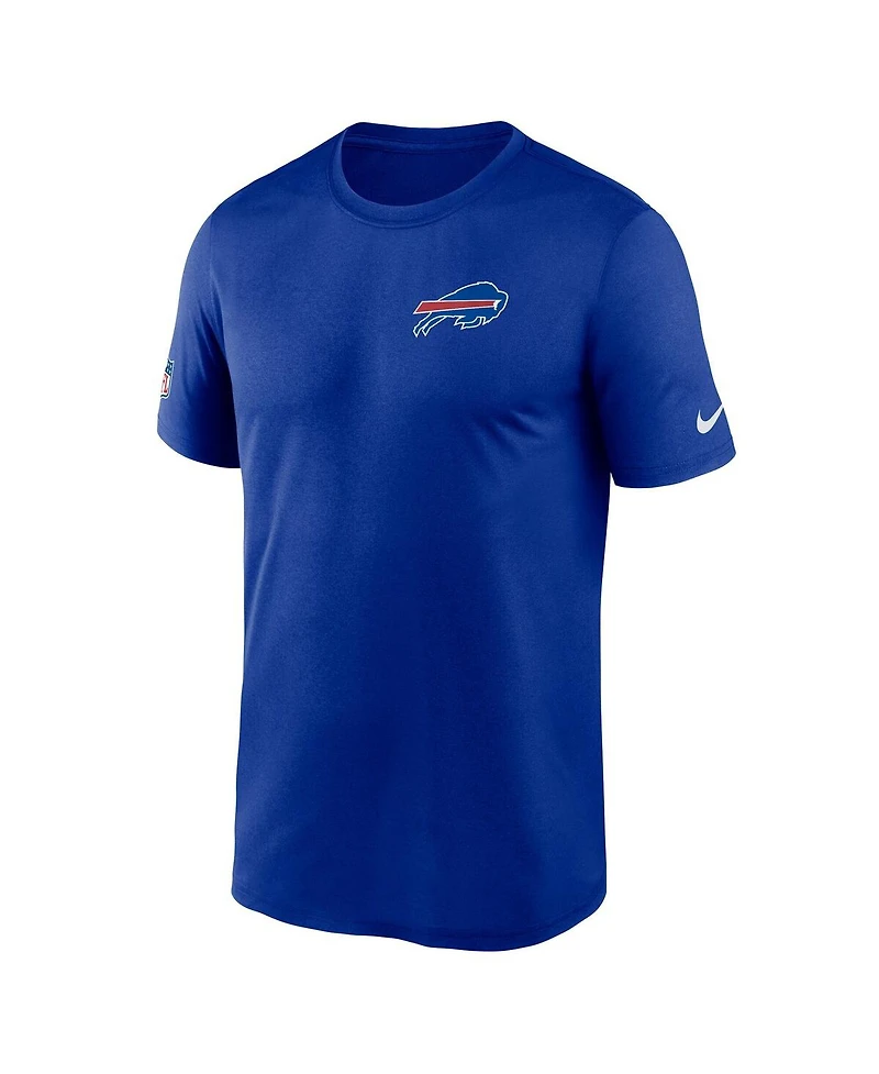 Nike Men's Royal Buffalo Bills Sideline Legend Small Logo Dri-fit T-Shirt