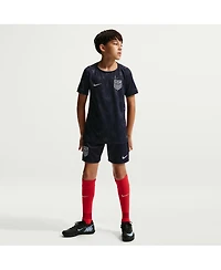 Nike Big Boys and Girls Navy Usmnt 2026 Away Stadium Replica Shorts