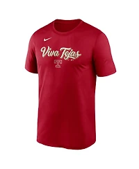 Nike Men's Red Texas Rangers 2026 City Connect Team Phrase Script Dri-fit T-Shirt