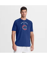 Nike Men's Royal Chicago Cubs Authentic Collection Batting Practice Pre-Game Raglan Dri-fit T-Shirt