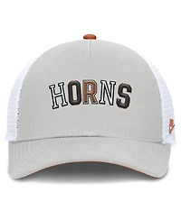 Nike Men's and Women's Gray Texas Longhorns 2026 Basketball Refresh 5-Panel Rise Trucker Hat