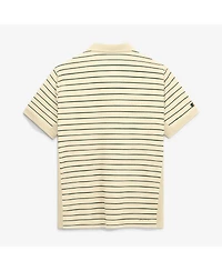 Nike Men's Cream Baltimore Orioles Authentic Collection City Connect Striped Victory Dri-fit Polo Shirt