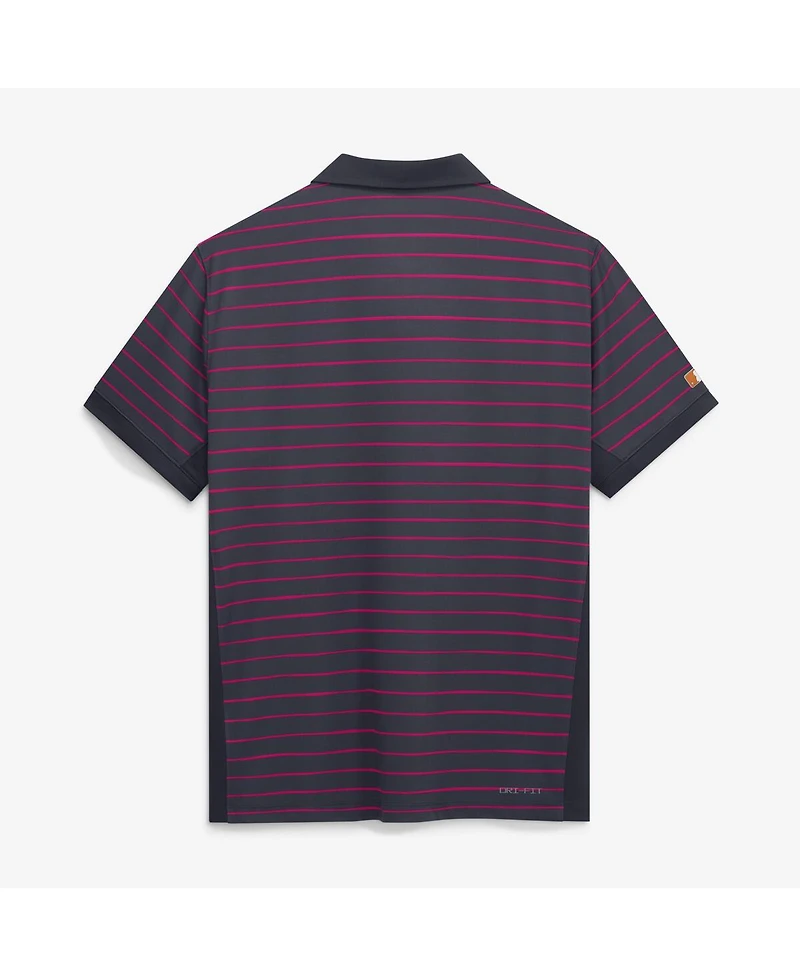 Nike Men's Obsidian San Diego Padres 2026 City Connect Authentic Collection Striped Victory Dri-fit Polo Shirt