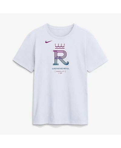 Nike Men's White Kansas City Royals 2026 Connect Large Logo T-Shirt