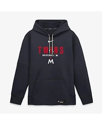 Nike Men's Navy Minnesota Twins Authentic Collection Therma-fit Hoodie