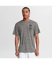 Nike Men's Gray Chicago Bears Sideline Double Covered Dri-fit Velocity T-Shirt