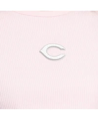 Starter Women's Light Pink Cincinnati Reds Pastels Ribbed Tank Top
