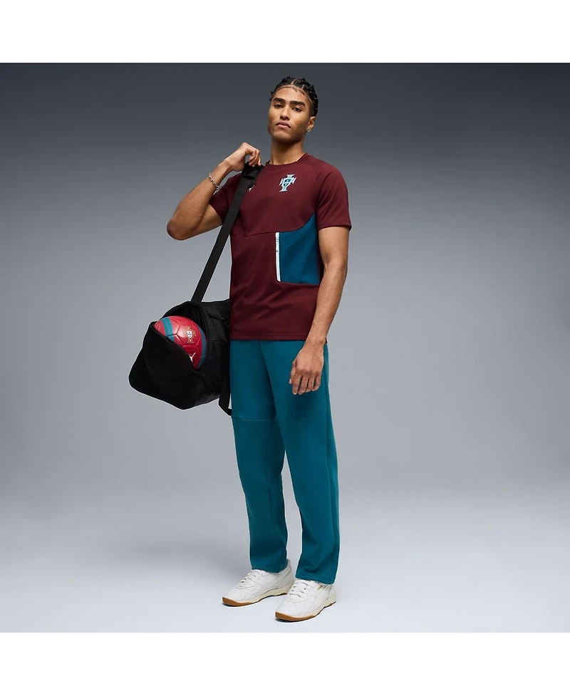 Puma Men's Maroon Portugal National Team Tech Pocket T-Shirt