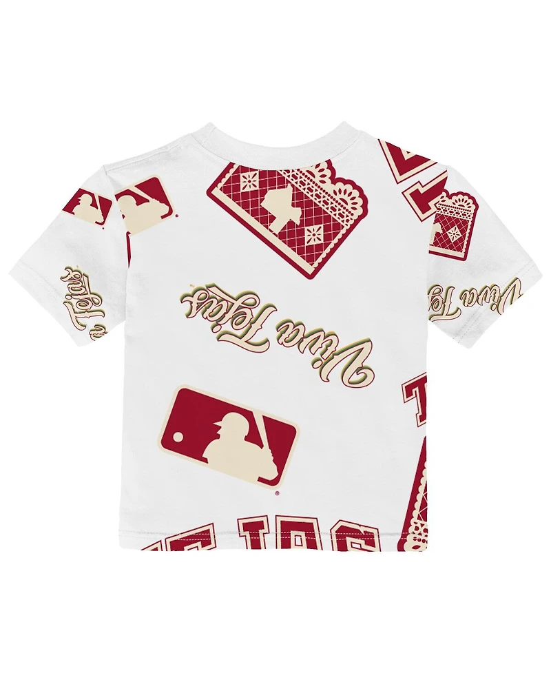 Outerstuff Toddler White Texas Rangers 2026 City Connect Game Day T-Shirt