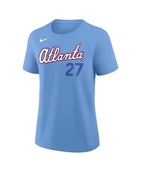 Nike Women's Austin Riley Light Blue Atlanta Braves 2026 City Connect Name Number T-Shirt