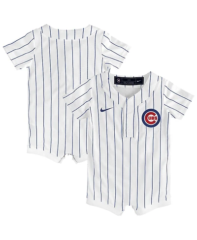 Nike Baby Boys and Girls White Chicago Cubs Home Replica Romper Jersey