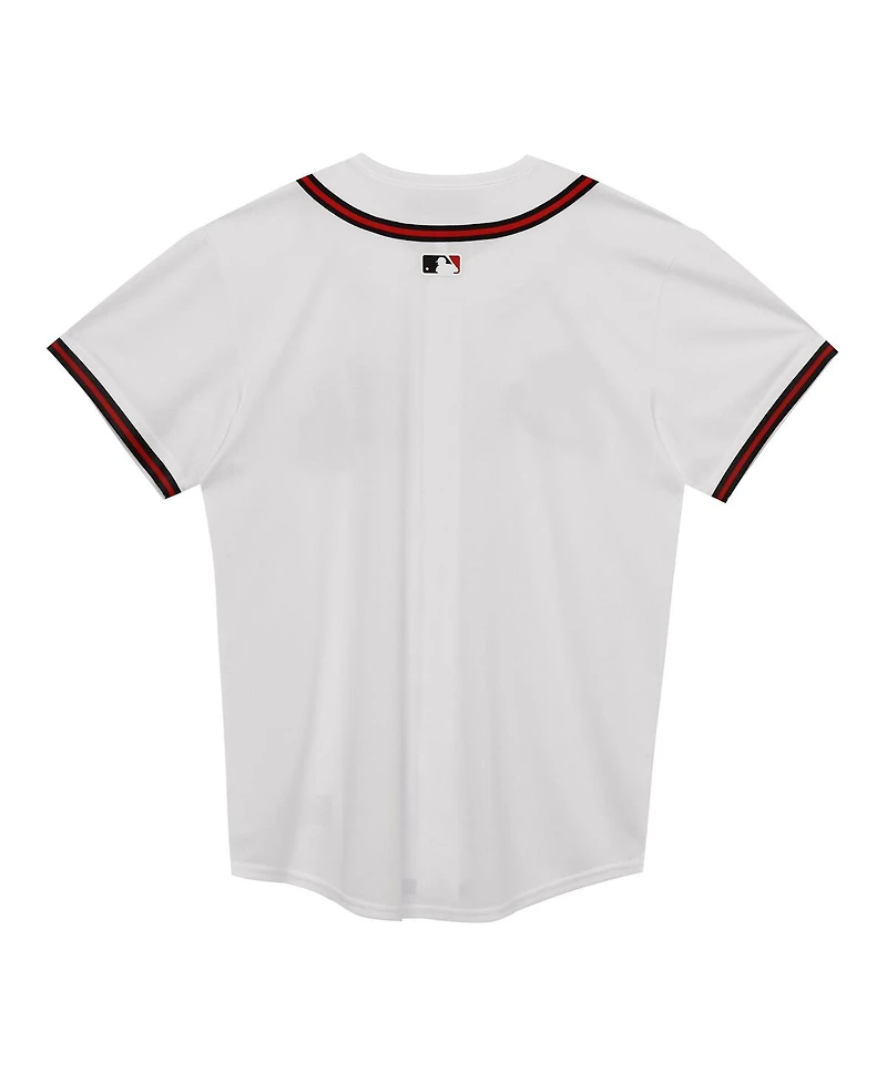 Nike Preschool White Atlanta Braves Home Game Jersey