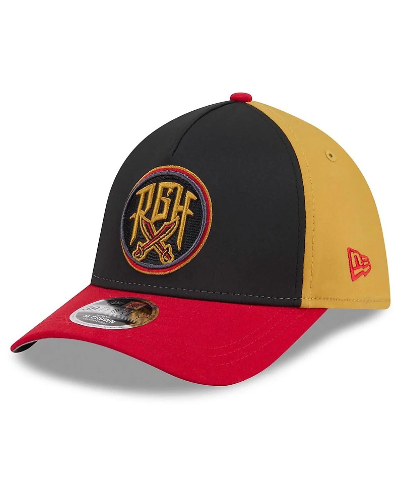 New Era Men's Black/Red Pittsburgh Pirates 2026 City Connect M-Crown A-Frame 39THIRTY Flex Hat
