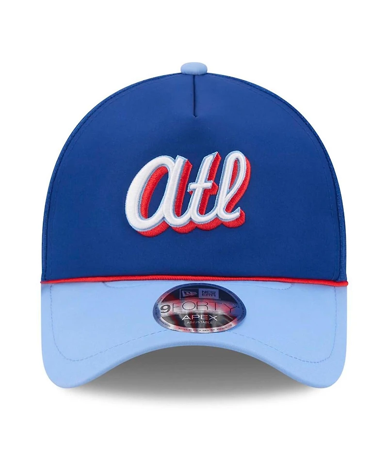 New Era Men's Blue Atlanta Braves 2026 City Connect Apex 9FORTY Adjustable Hat