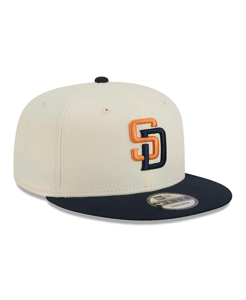 New Era Men's Cream/Obsidian San Diego Padres 2026 City Connect 9FIFTY Snapback Hat