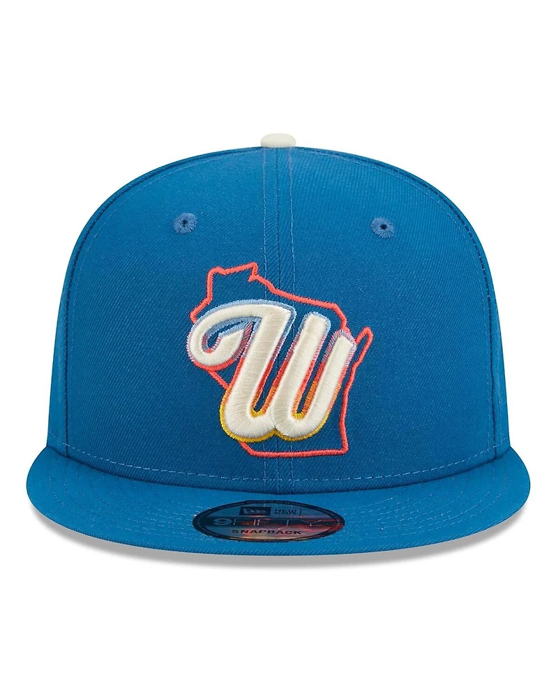 New Era Men's Blue Milwaukee Brewers 2026 City Connect 9FIFTY Snapback Hat