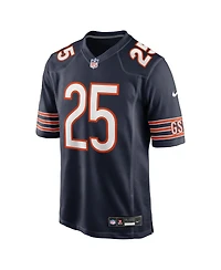 Nike Men's Kyle Monangai Navy Chicago Bears Team Game Jersey