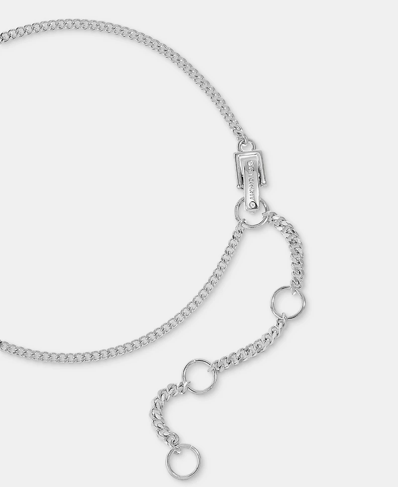 Givenchy Crystal Lariat, 16" + 3" Extender Necklace