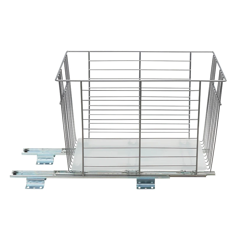 Household Essentials Glidez Steel Pull-Out Storage Organizer, Produce Bin Design