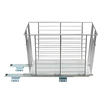 Household Essentials Glidez Steel Pull-Out Storage Organizer, Produce Bin Design