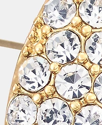 Givenchy Pave Pear-Shape Stud Earrings